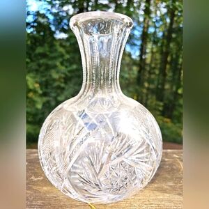 Crystal Vase Vintage